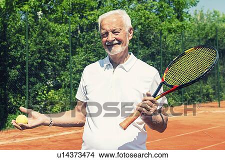 Senior tennis player View Large Photo Image Picture - Senior tennis player. Fotosearch