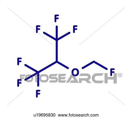 Sevoflurane inhalational anesthetic, molecular model View Large Photo Image Stock Image - Sevoflurane inhalational anesthetic, molecular model. Fotosearch