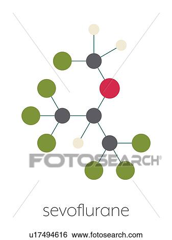 Sevoflurane inhalational anesthetic, molecular model View Large Photo Image Stock Photograph - Sevoflurane inhalational anesthetic, molecular model. Fotosearch