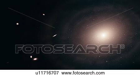 Shell galaxy, illustration View Large Photo Image Stock Photo - Shell galaxy, illustration. Fotosearch
