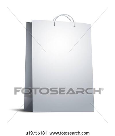 Stock Image - Shopping bag, illustration. Fotosearch