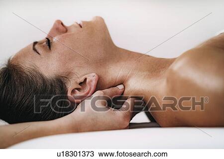 Shoulder massage View Large Photo Image Stock Image - Shoulder massage. Fotosearch