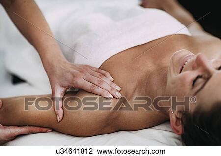 Shoulder massage View Large Photo Image Stock Image - Shoulder massage. Fotosearch