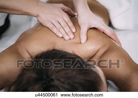 Shoulder massage View Large Photo Image Stock Image - Shoulder massage. Fotosearch
