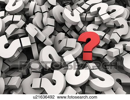 Single red question mark, illustration View Large Photo Image Stock Image - Single red question mark, illustration. Fotosearch