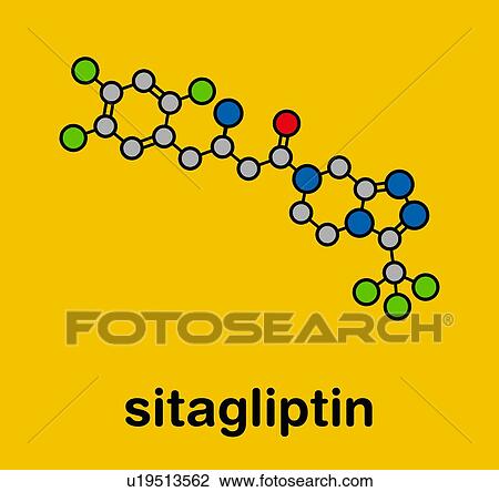 Sitagliptin diabetes drug, molecular model View Large Photo Image Stock Image - Sitagliptin diabetes drug, molecular model. Fotosearch