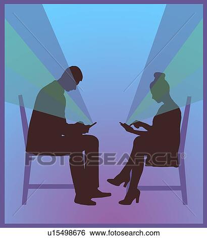 Stock Photograph - Smartphone addiction, conceptual illustration. Fotosearch