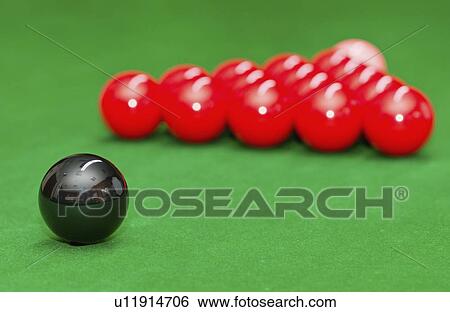 Snooker balls in starting position View Large Photo Image Stock Photograph - Snooker balls in starting position. Fotosearch