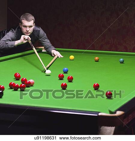 Snooker player View Large Photo Image Stock Image - Snooker player. Fotosearch