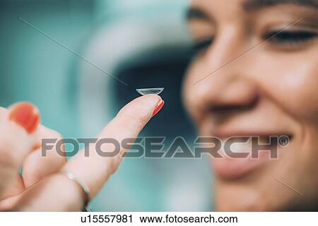 Soft contact lens View Large Photo Image Stock Image - Soft contact lens. Fotosearch