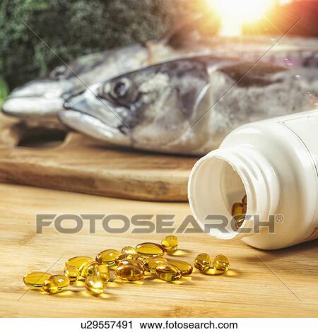Stock Image - Sources of vitamin D. Fotosearch