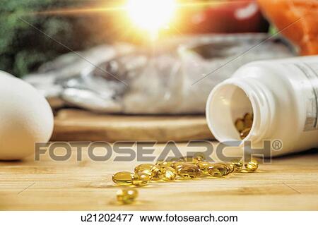 Sources of vitamin D View Large Photo Image Stock Photo - Sources of vitamin D. Fotosearch