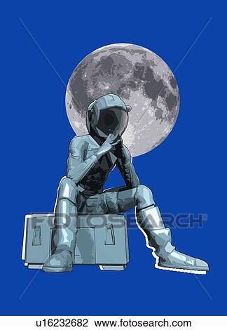 Stock Image - Space tourism concept, illustration. Fotosearch