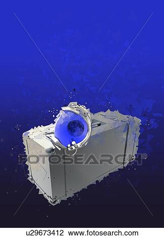 Space travel concept, illustration. View Large Photo Image Stock Image - Space travel concept, illustration.. Fotosearch