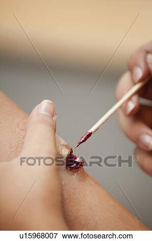 Special effects make-up View Large Photo Image Stock Photo - Special effects make-up. Fotosearch