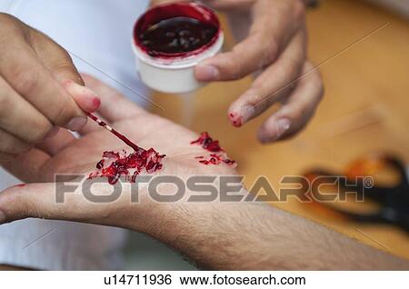 Special effects make-up View Large Photo Image Stock Photograph - Special effects make-up. Fotosearch