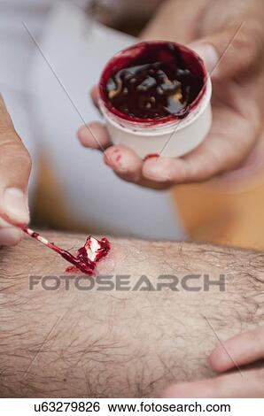 Special effects make-up View Large Photo Image Stock Photograph - Special effects make-up. Fotosearch