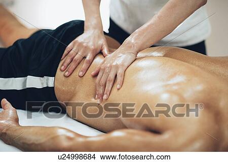 Sports massage View Large Photo Image Picture - Sports massage. Fotosearch