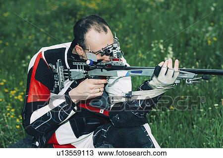 Sports rifle practice View Large Photo Image Stock Image - Sports rifle practice. Fotosearch