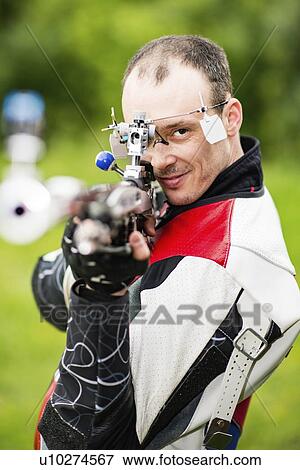 Sports rifle practice View Large Photo Image Stock Photo - Sports rifle practice. Fotosearch
