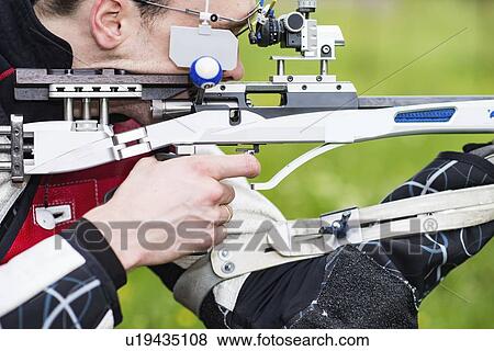 Sports rifle practice View Large Photo Image Stock Photo - Sports rifle practice. Fotosearch