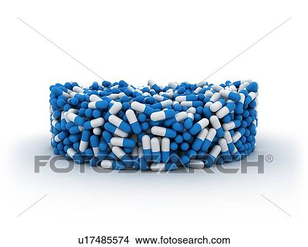 Stack of pills, illustration View Large Photo Image Picture - Stack of pills, illustration. Fotosearch