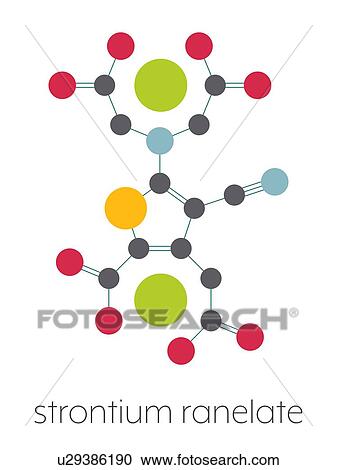 Strontium ranelate osteoporosis drug, molecular model View Large Photo Image Stock Image - Strontium ranelate osteoporosis drug, molecular model. Fotosearch