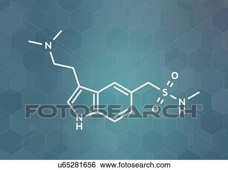 Sumatriptan migraine drug, molecular model View Large Photo Image Stock Photograph - Sumatriptan migraine drug, molecular model. Fotosearch