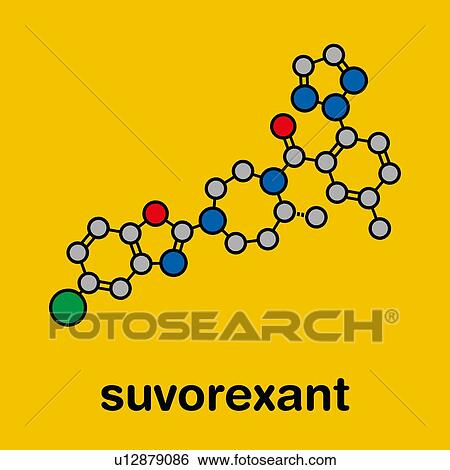 Suvorexant insomnia drug, molecular model View Large Photo Image Stock Photograph - Suvorexant insomnia drug, molecular model. Fotosearch