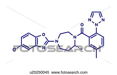 Stock Photography - Suvorexant insomnia drug, molecular model. Fotosearch