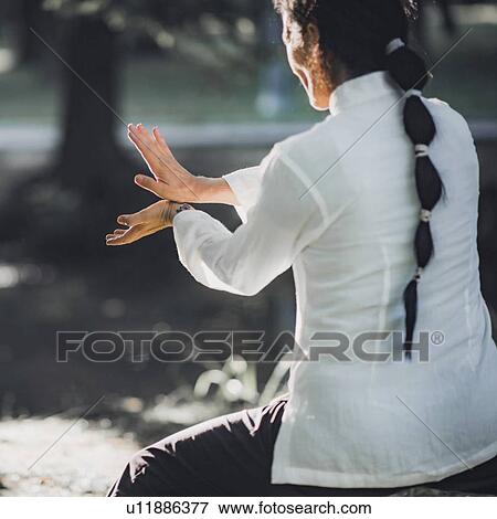 Tai Chi practice View Large Photo Image Stock Photo - Tai Chi practice. Fotosearch