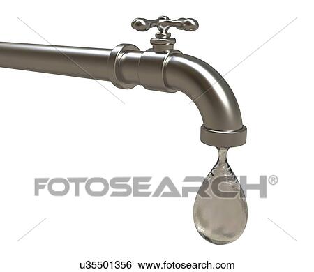 Stock Photograph - Tap water, illustration. Fotosearch