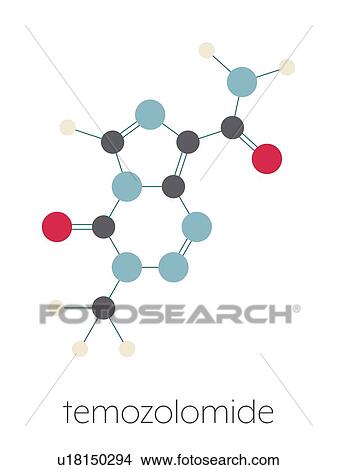 Temozolomide chemotherapy drug, molecular model View Large Photo Image Picture - Temozolomide chemotherapy drug, molecular model. Fotosearch