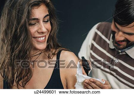 Stock Image - Temporary tattoo. Fotosearch