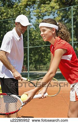 Tennis lesson View Large Photo Image Stock Image - Tennis lesson. Fotosearch