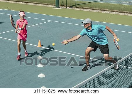 Tennis training View Large Photo Image Stock Photography - Tennis training. Fotosearch