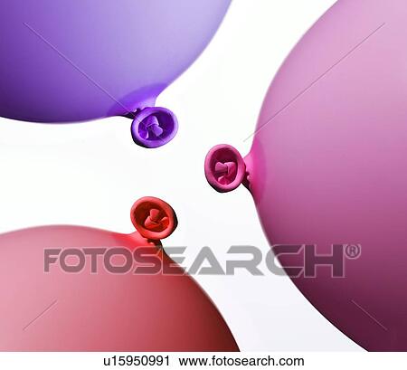 Stock Image - Three balloons. Fotosearch