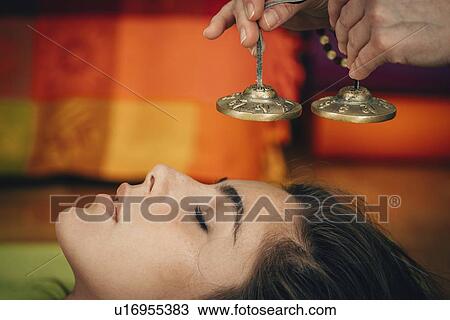 Tibetan bells sound therapy View Large Photo Image Stock Image - Tibetan bells sound therapy. Fotosearch