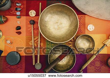 Stock Photo - Tibetan singing bowl. Fotosearch