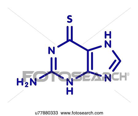Tioguanine leukemia and ulcerative colitis drug molecule View Large Photo Image Stock Image - Tioguanine leukemia and ulcerative colitis drug molecule. Fotosearch