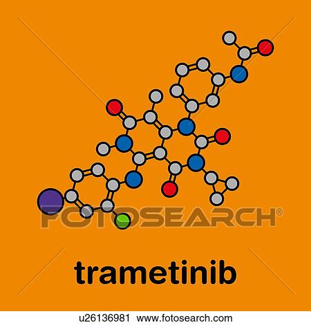 Trametinib melanoma cancer drug, molecular model View Large Photo Image Stock Image - Trametinib melanoma cancer drug, molecular model. Fotosearch