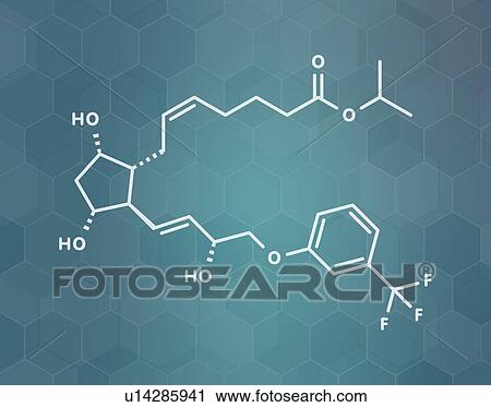 Travoprost eye disease drug, molecular model View Large Photo Image Stock Image - Travoprost eye disease drug, molecular model. Fotosearch