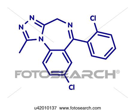 Triazolam insomnia drug, molecular model View Large Photo Image Stock Photo - Triazolam insomnia drug, molecular model. Fotosearch