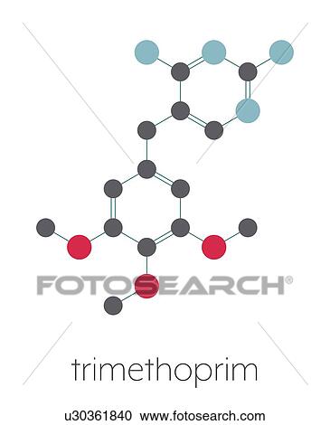 Trimethoprim antibiotic drug, molecular model View Large Photo Image Stock Image - Trimethoprim antibiotic drug, molecular model. Fotosearch