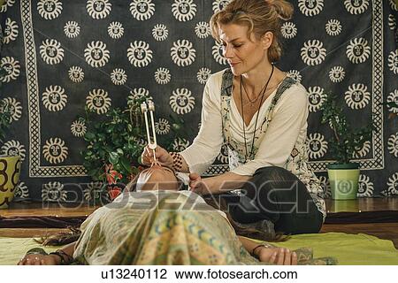 Tuning fork sound therapy View Large Photo Image Stock Image - Tuning fork sound therapy. Fotosearch