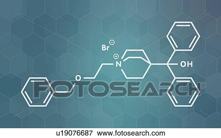 Stock Photo - Umeclidinium bromide COPD drug, molecular model. Fotosearch