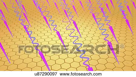 Stock Photo - UV rays penetrating skin, illustration. Fotosearch