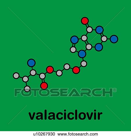 Valaciclovir herpes infection drug, molecular model View Large Photo Image Stock Image - Valaciclovir herpes infection drug, molecular model. Fotosearch