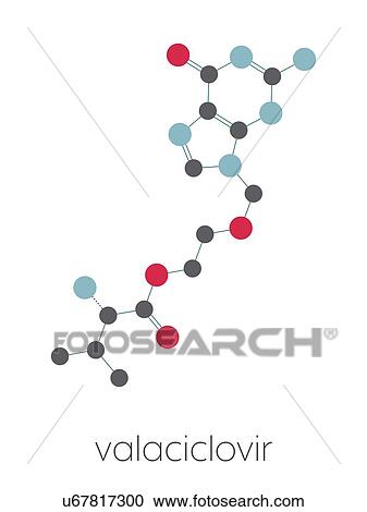 Valaciclovir herpes infection drug, molecular model View Large Photo Image Stock Image - Valaciclovir herpes infection drug, molecular model. Fotosearch