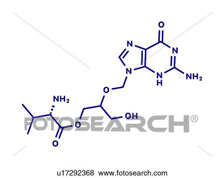 Valganciclovir cytomegalovirus drug, molecular model View Large Photo Image Stock Photo - Valganciclovir cytomegalovirus drug, molecular model. Fotosearch